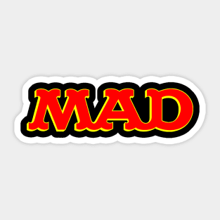 Vintage 90s Mad Magazine Sticker